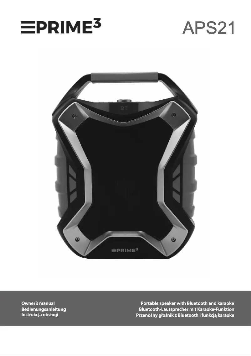 Page 1 de la notice Manuel utilisateur PRIME3 XPLODE APS21