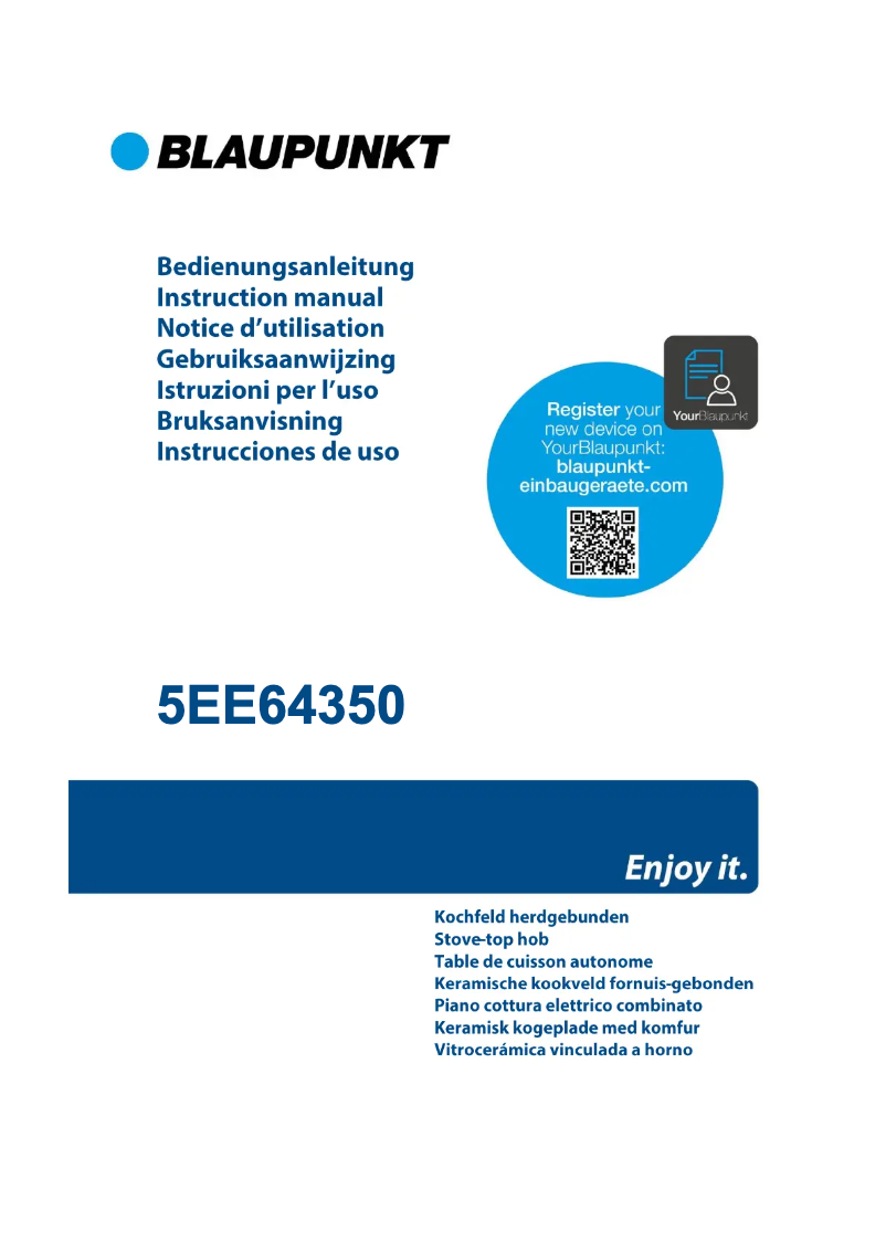 Page 1 de la notice Guide d'installation Blaupunkt 5EE64350