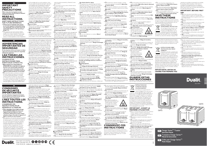 Page 1 de la notice Manuel utilisateur Dualit Architect 46526