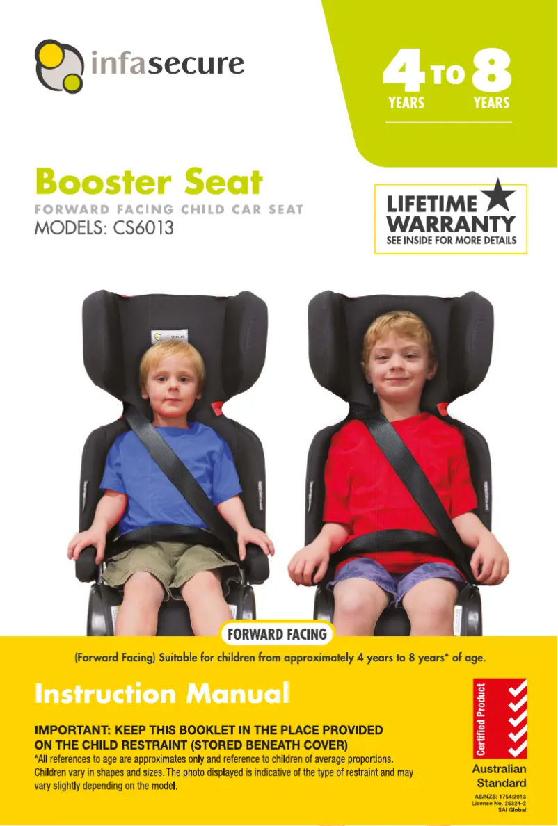 Page 1 de la notice Manuel utilisateur InfaSecure Versatile