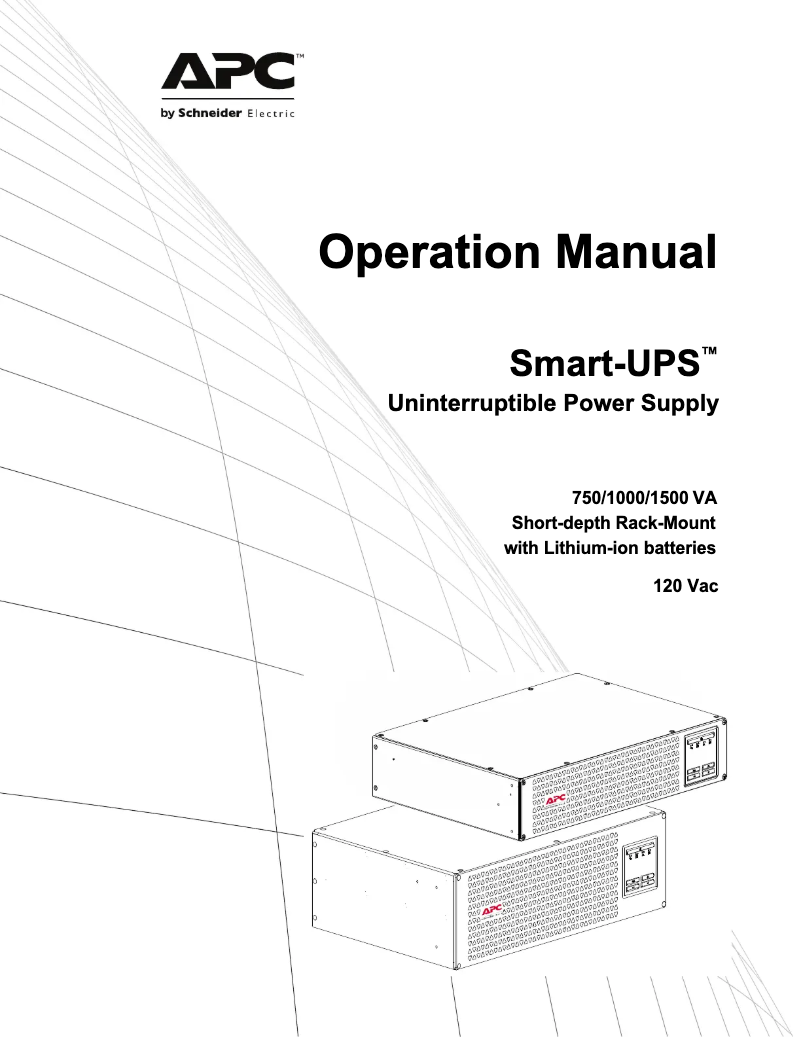Página 1 del manual Manual de usuario APC Smart-UPS Battery Systems SRT48BP