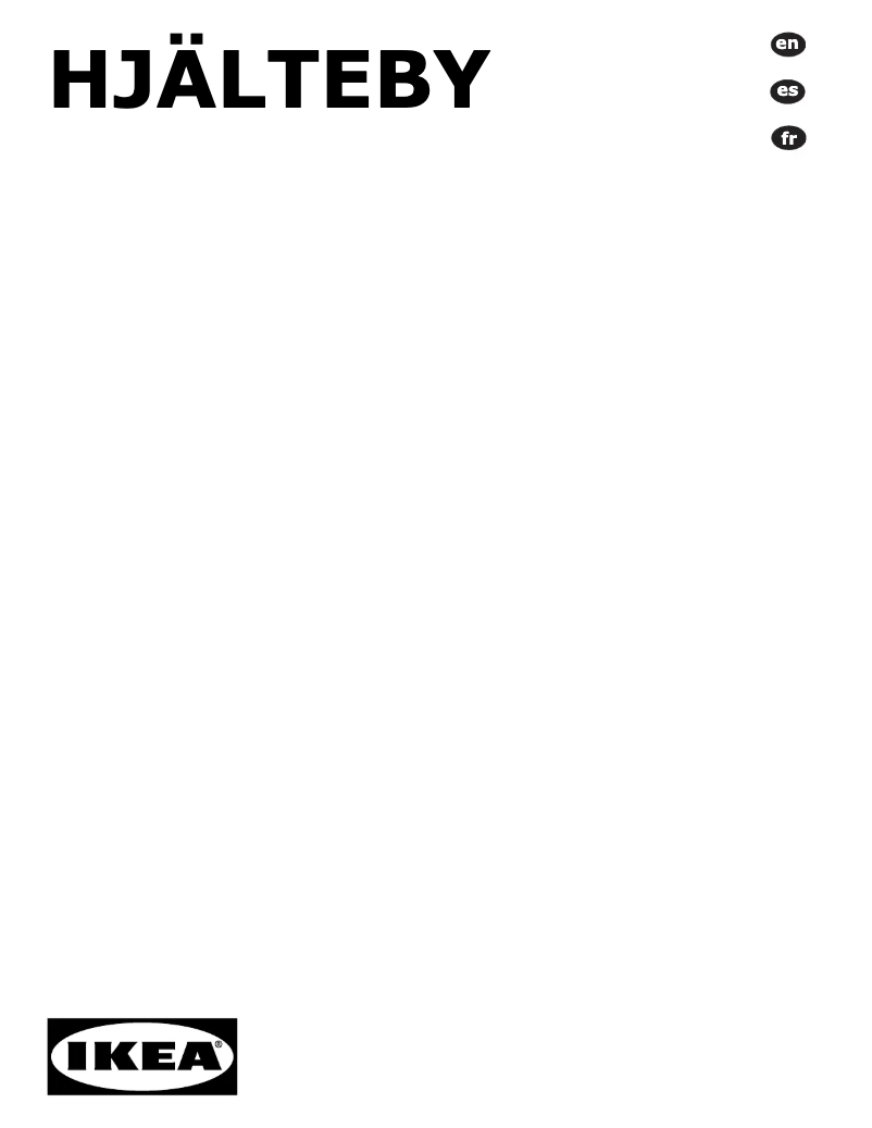 Page 1 de la notice Manuel utilisateur Ikea HJÄLTEBY 805.405.42