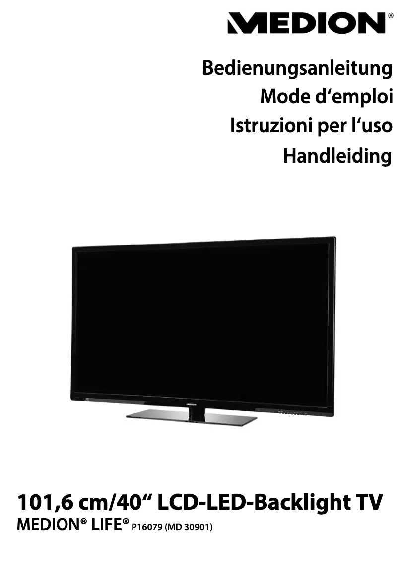 Page 1 de la notice Manuel utilisateur Medion MD 30901 LIFE P16079