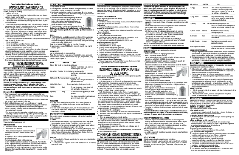 Page 1 de la notice Manuel utilisateur Black & Decker MX3000W