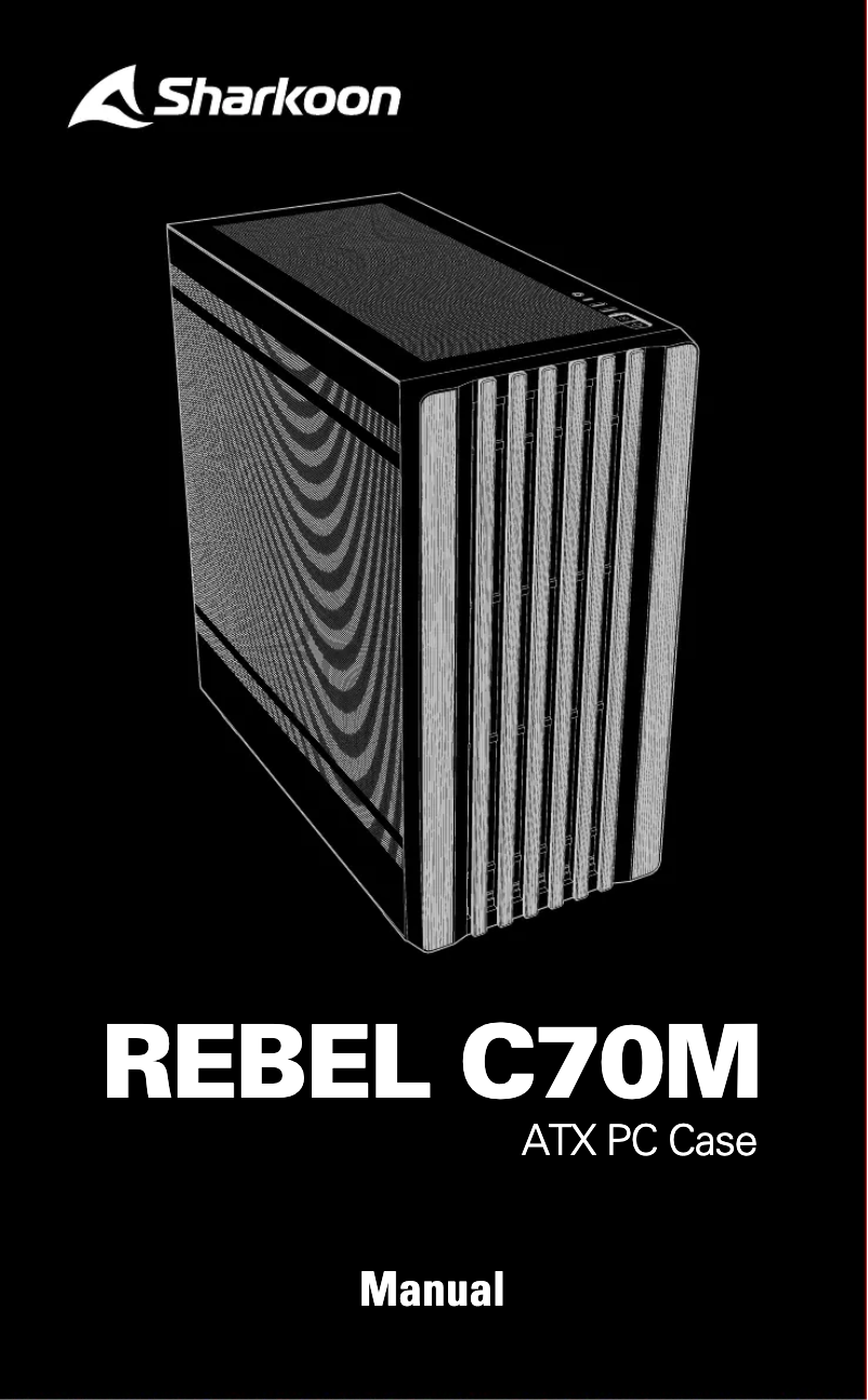 Page 1 de la notice Manuel utilisateur Sharkoon REBEL C70M