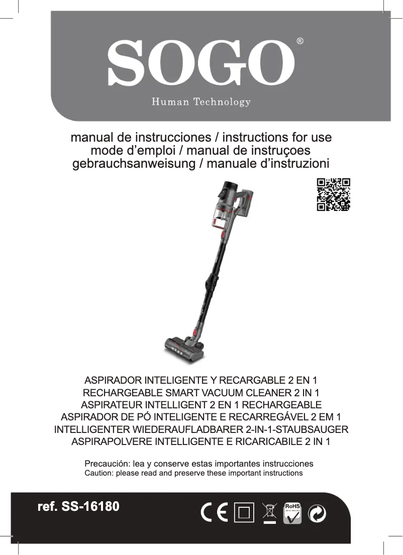 Página 1 del manual Manual de usuario Sogo SS-16180