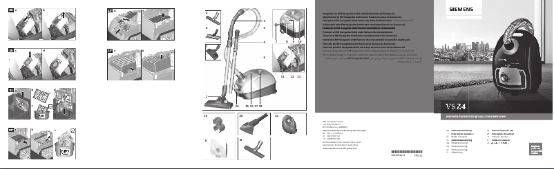 Página 1 del manual Manual de instrucciones Siemens VSZ4GA33CH