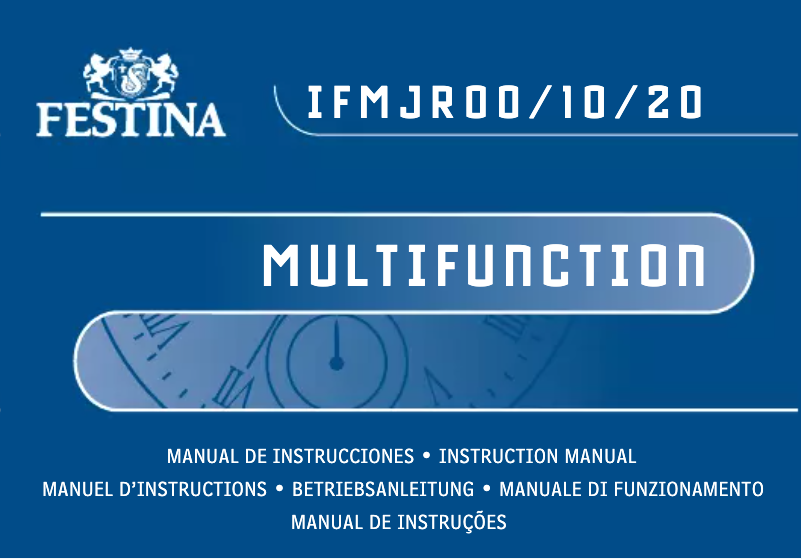 Page 1 de la notice Manuel utilisateur Festina Retro F16822