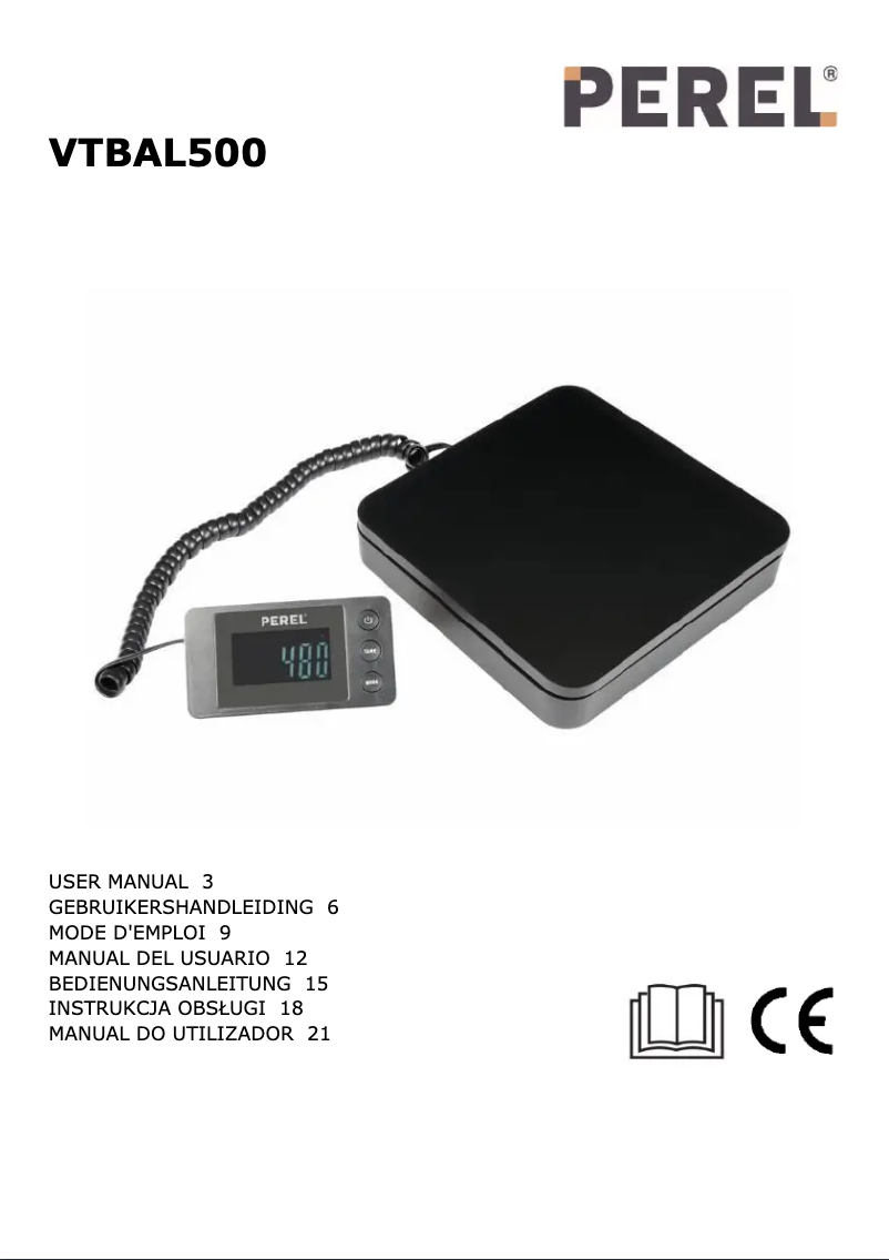 Página 1 del manual Manual de usuario Perel VTBAL500