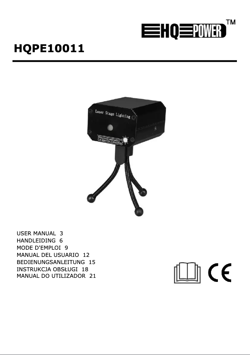 Page 1 de la notice Manuel utilisateur Velleman HQPE10011