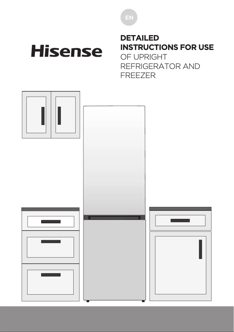 Page 1 de la notice Manuel utilisateur Hisense RB388N4AC10UK