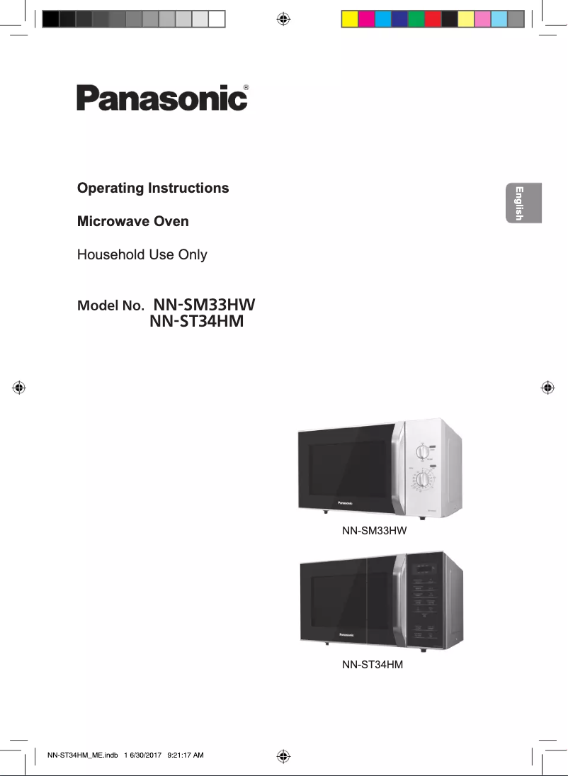Página 1 del manual Manual de usuario Panasonic NN-ST34HMKPQ