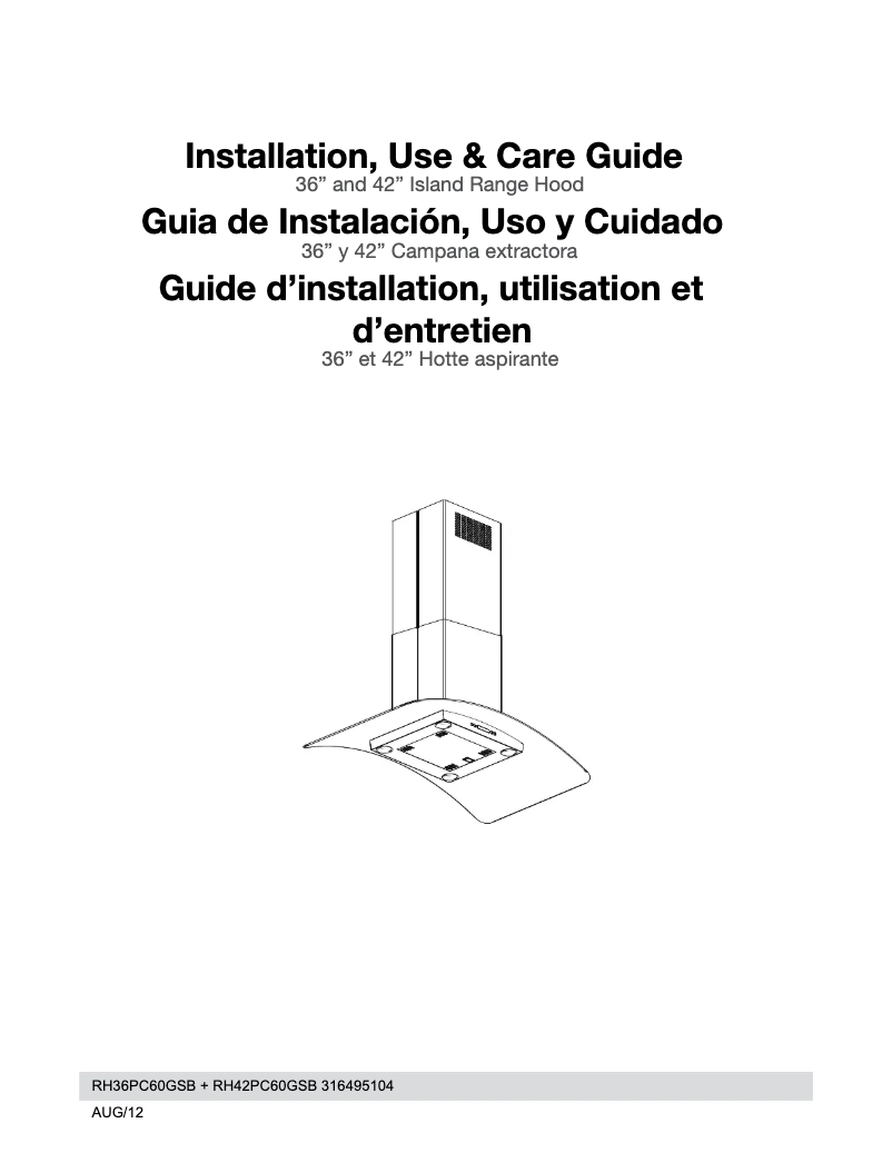 Página 1 del manual Manual de usuario Electrolux RH36PC60GS