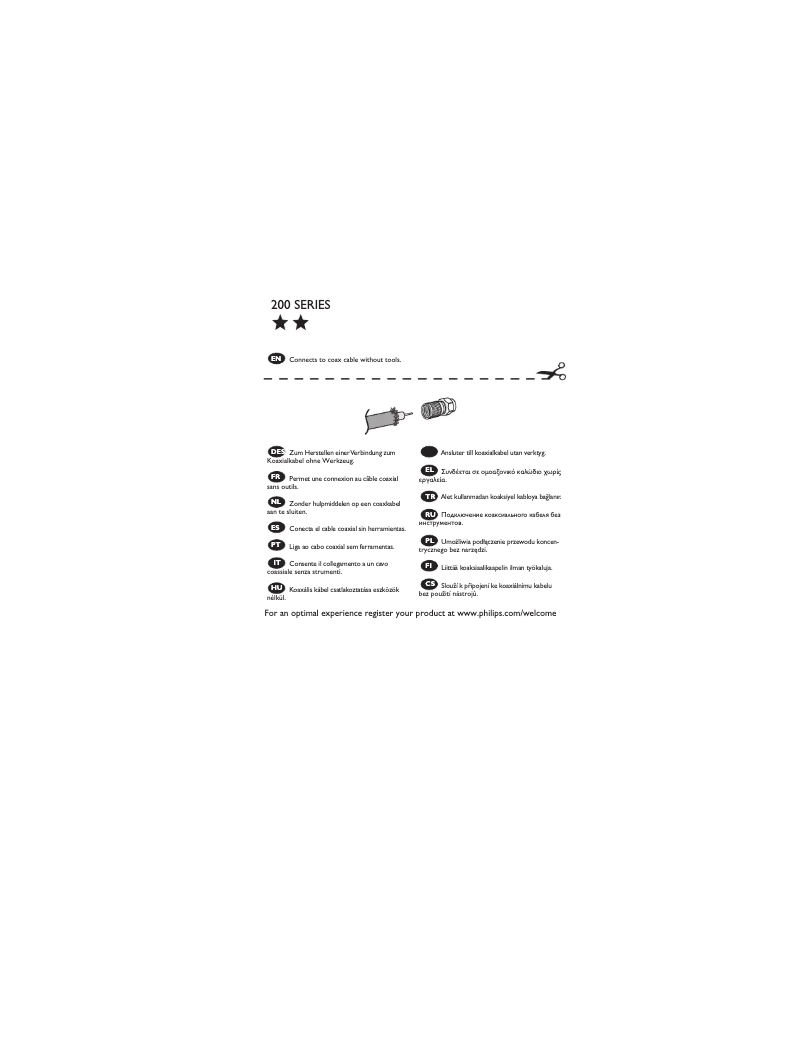 Page n°1 - Mode d'emploi Philips SWV4158S