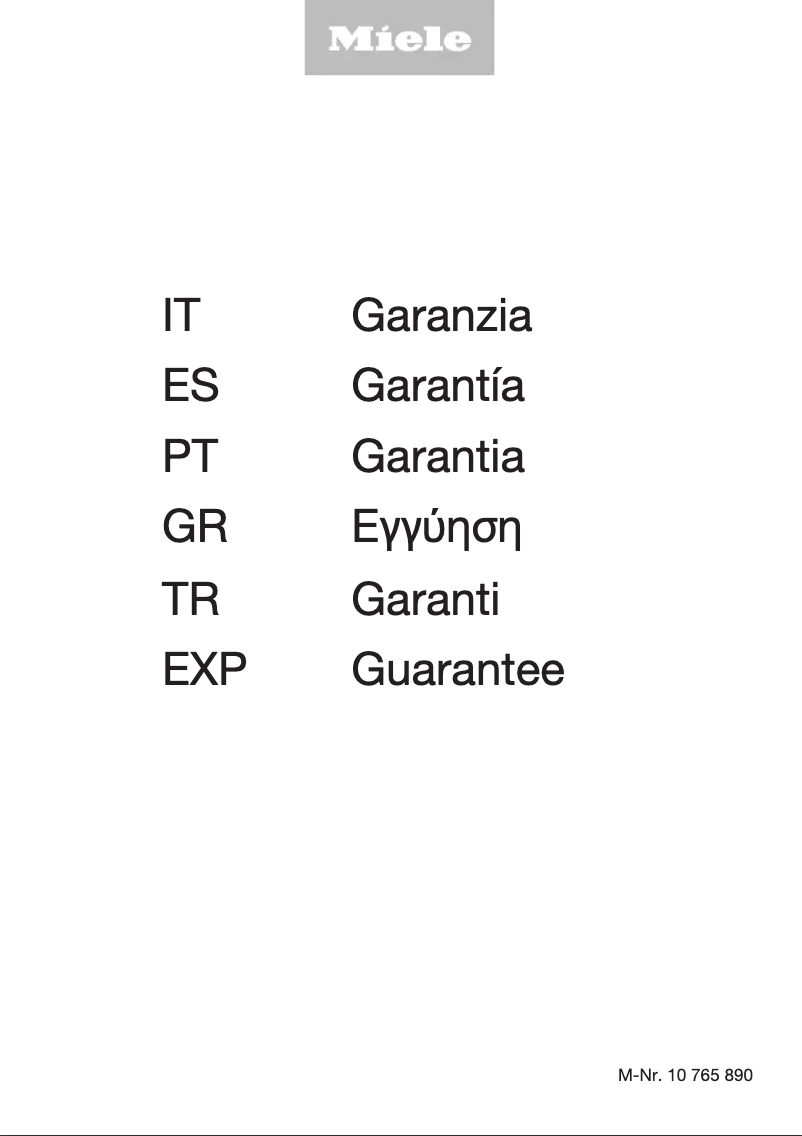 Page 1 de la notice Manuel utilisateur Miele KM 2034