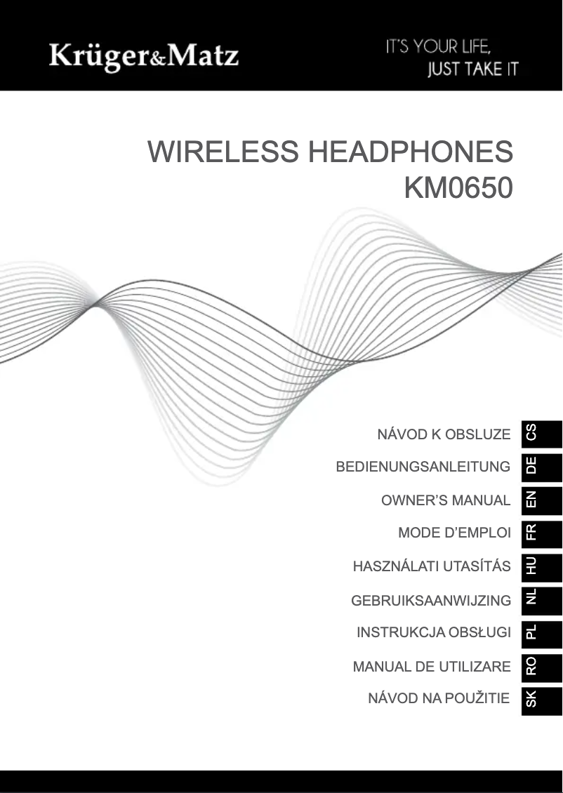 Page 1 de la notice Manuel utilisateur Krüger&Matz KM0650