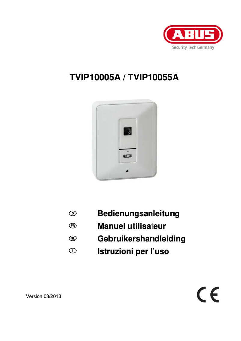 Página 1 del manual Manual de usuario Abus TVIP10055A