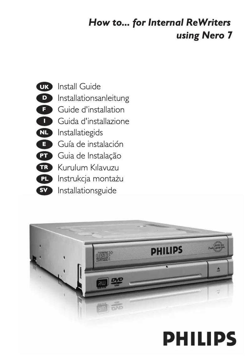 Page 1 of the manual User Manual Philips SPD6005BM