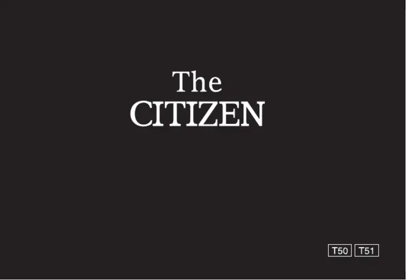 Página 1 del manual Manual de usuario Citizen CAL A660