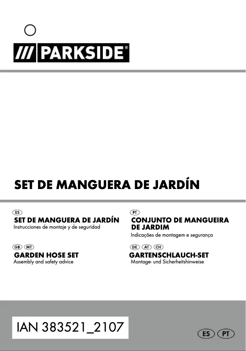 Page 1 de la notice Manuel utilisateur Parkside HG09109