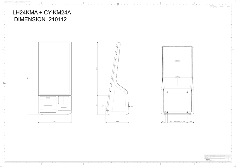 Página 1 del manual Dibujo técnico Samsung KM24C-C