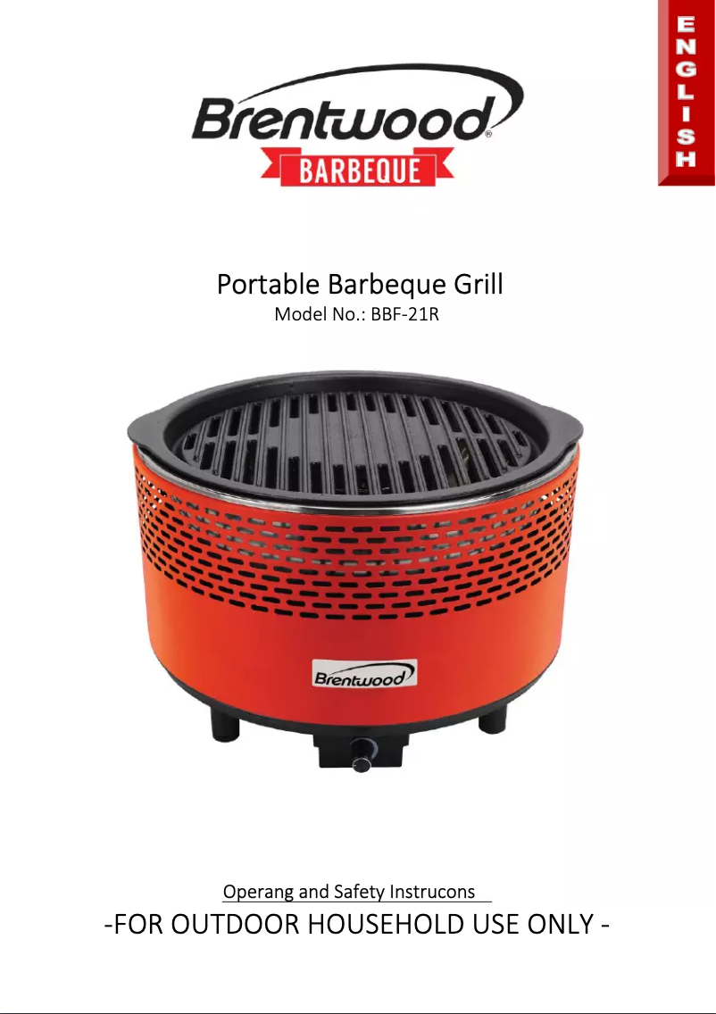 Page 1 de la notice Manuel utilisateur Brentwood BBF-21R