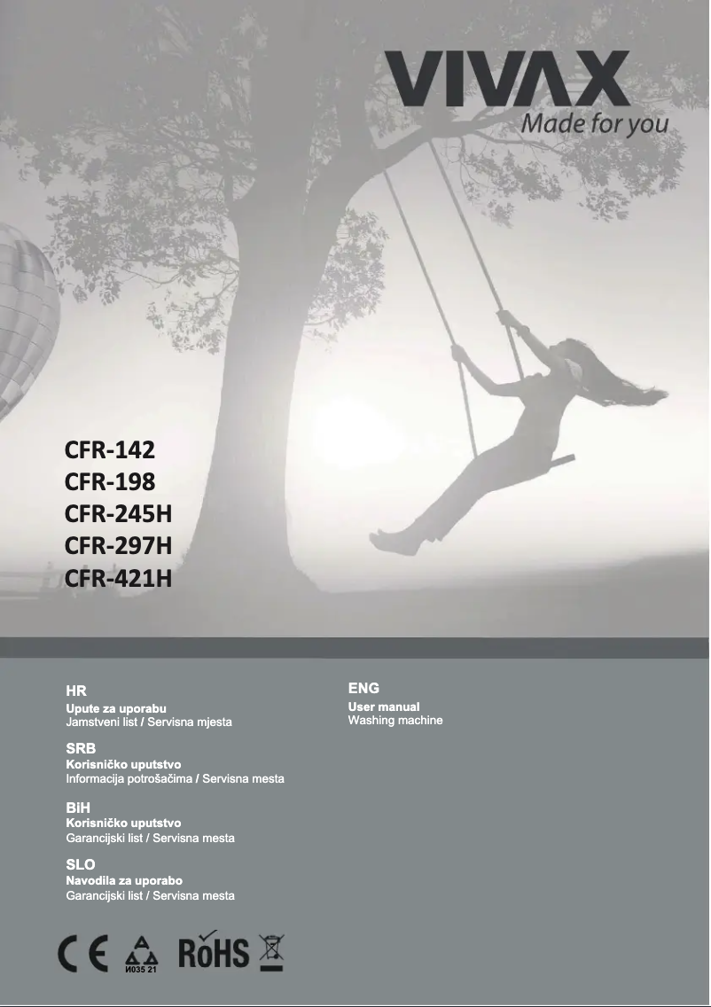 Page 1 of the manual User Manual Vivax CFR-297H