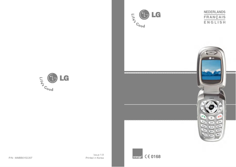 Page 1 of the manual User Manual LG C3310