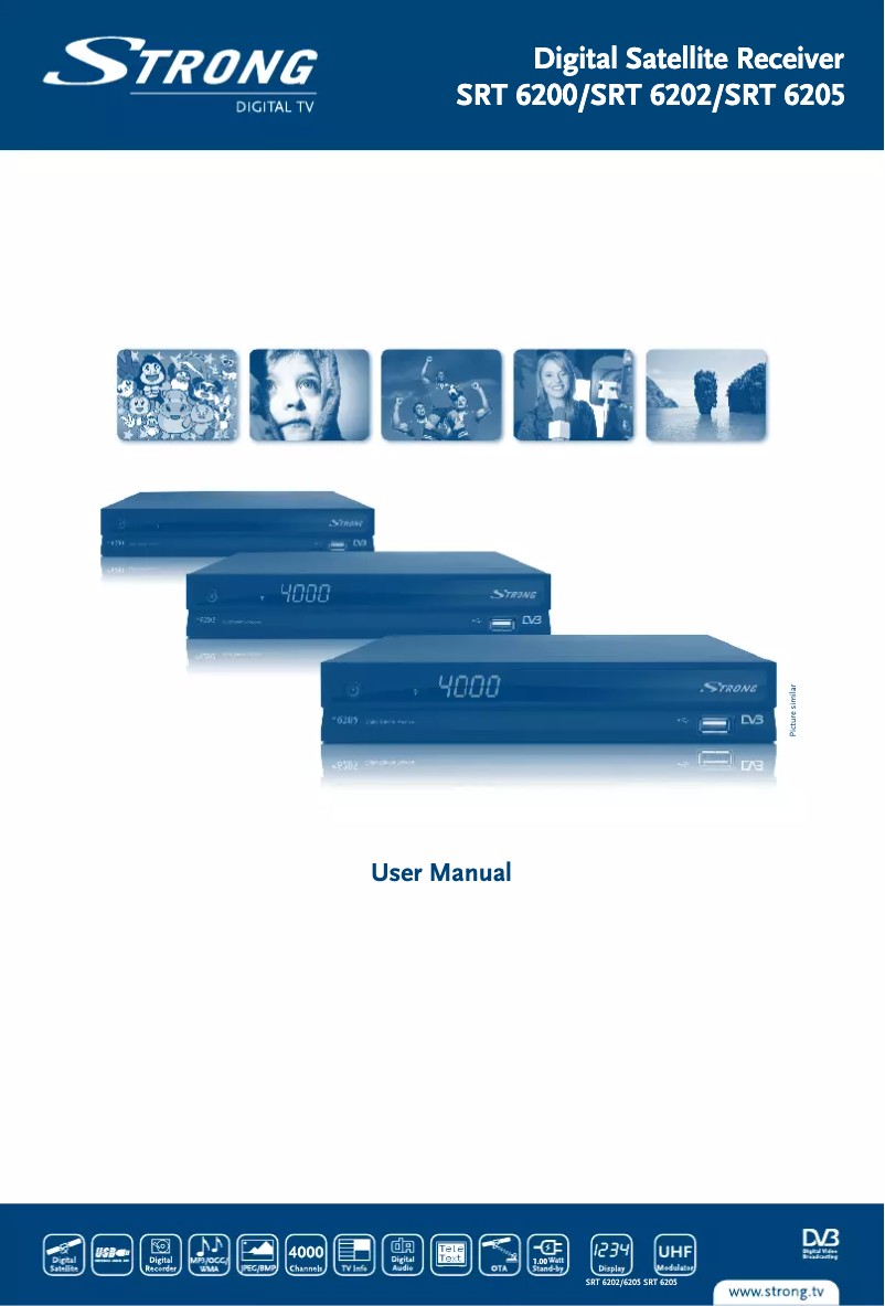 Page 1 de la notice Manuel utilisateur Strong SRT 6200