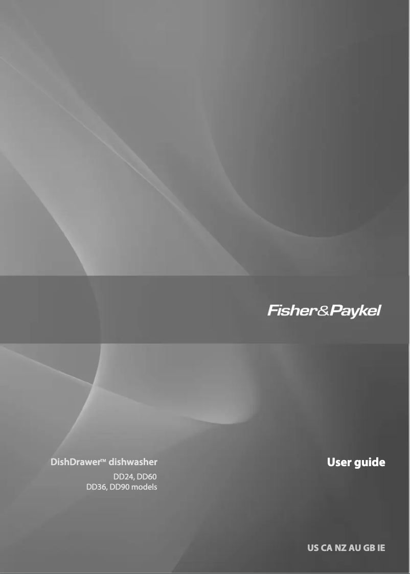 Page 1 de la notice Manuel utilisateur Fisher & Paykel DD60SHi7