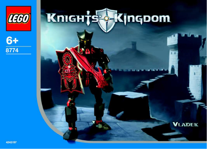 Page 1 de la notice Manuel utilisateur Lego Knights Kingdom 8774