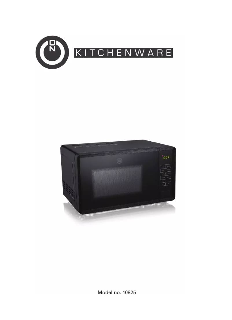 Page 1 de la notice Manuel utilisateur On Kitchenware 10825