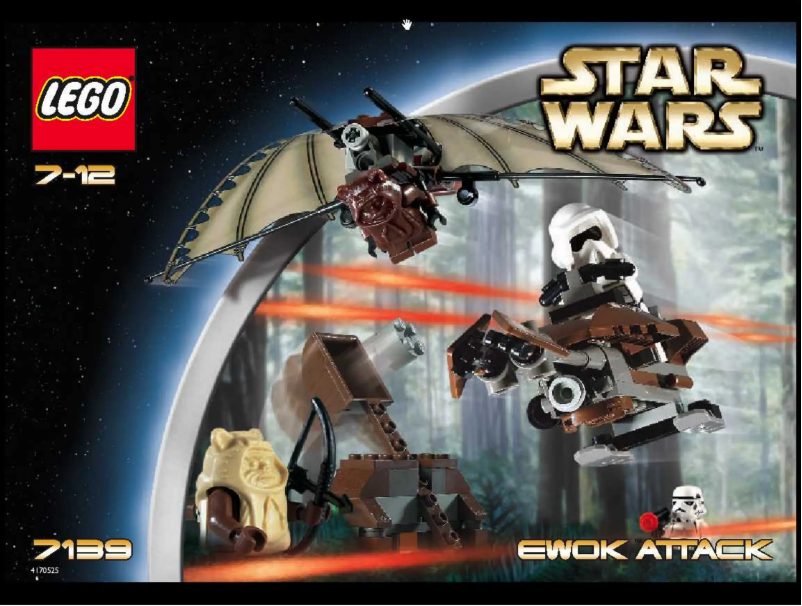 Page 1 de la notice Manuel utilisateur Lego Star Wars 7139