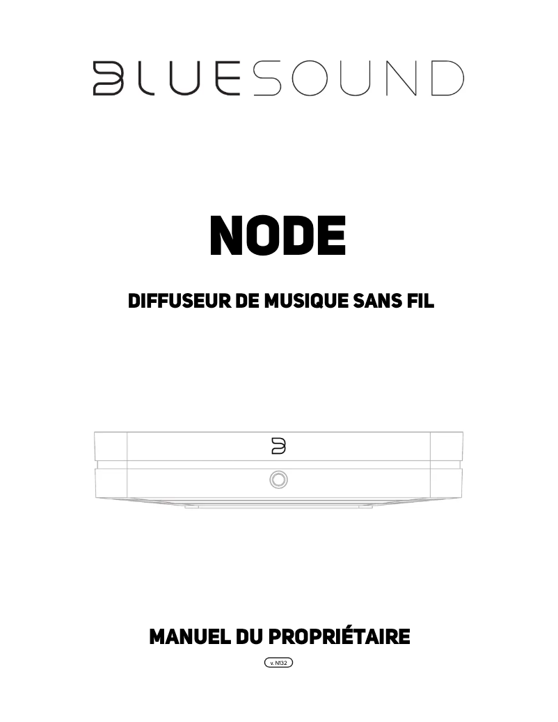 Página 1 del manual Manual de usuario Bluesound Node