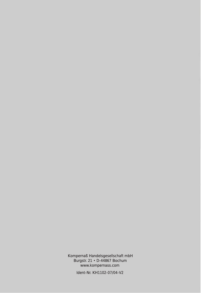 Page 1 de la notice Manuel utilisateur Bifinett KH 1102