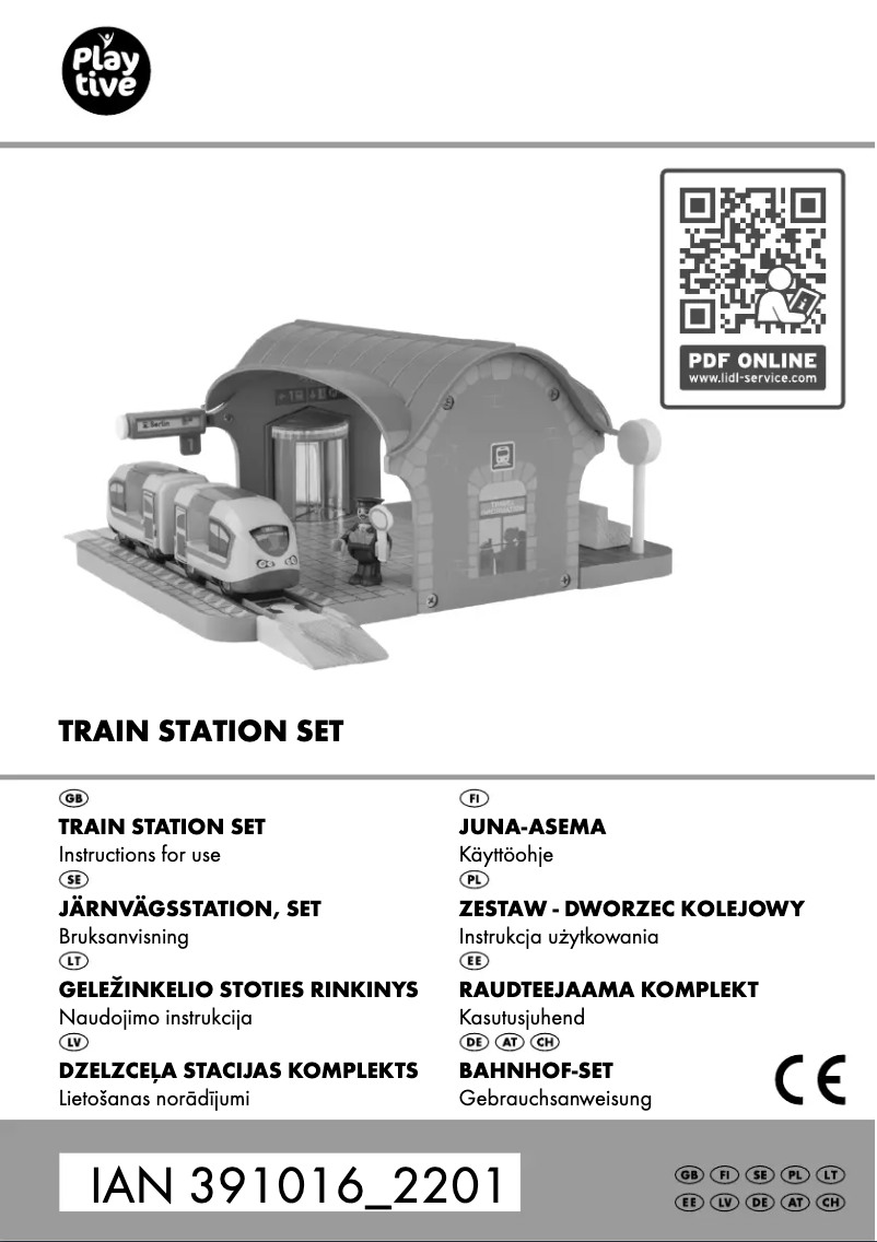 Page 1 de la notice Manuel utilisateur Playtive IAN 391016