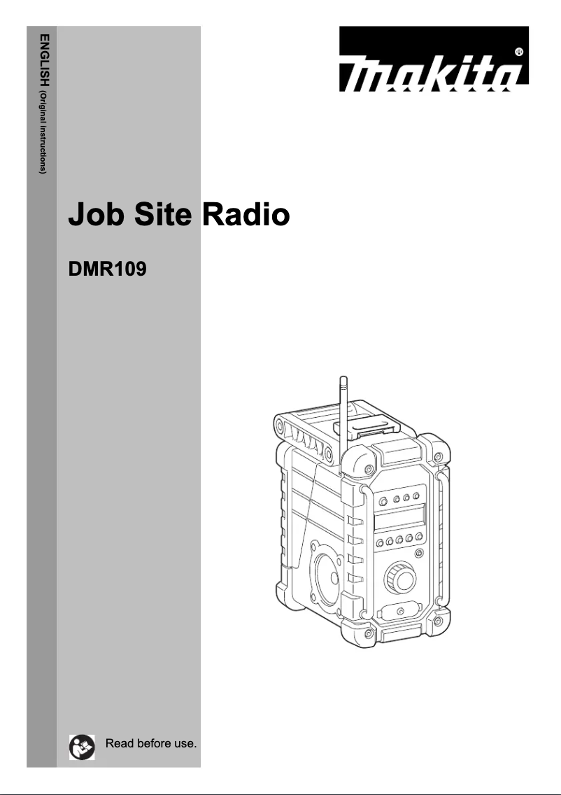 Página 1 del manual Manual de usuario Makita DMR109W