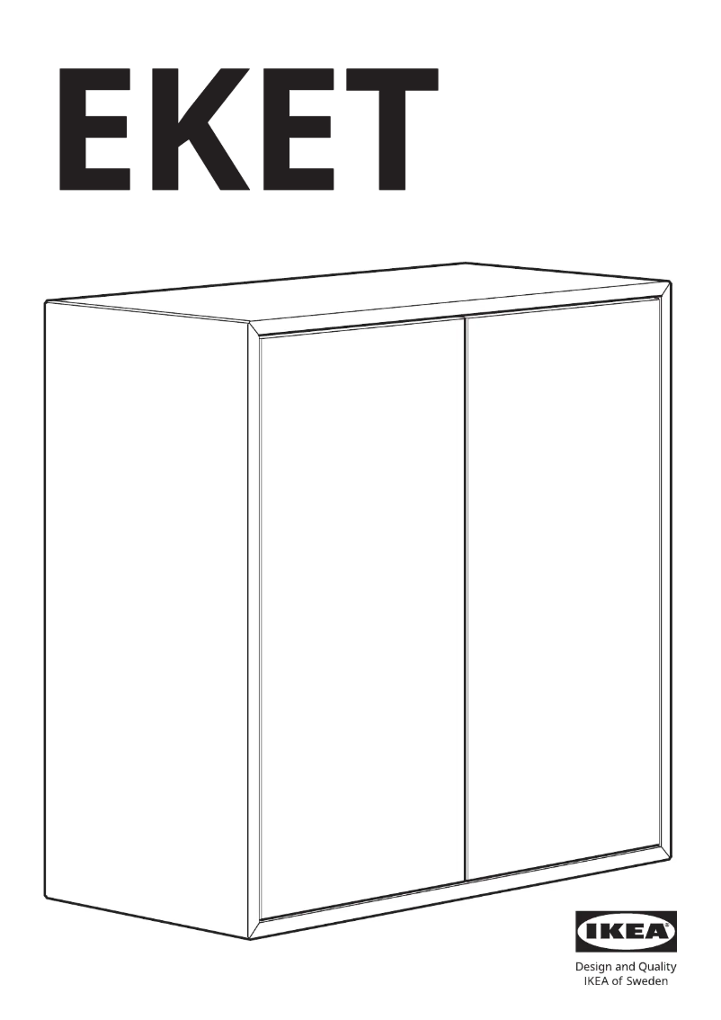 Page 1 de la notice Manuel utilisateur Ikea EKET 905.477.55