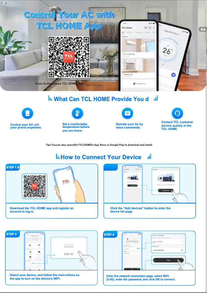 Página 1 del manual Manual de usuario TCL S09C7S0