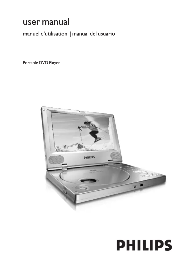 Page 1 of the manual User Manual Philips PET810