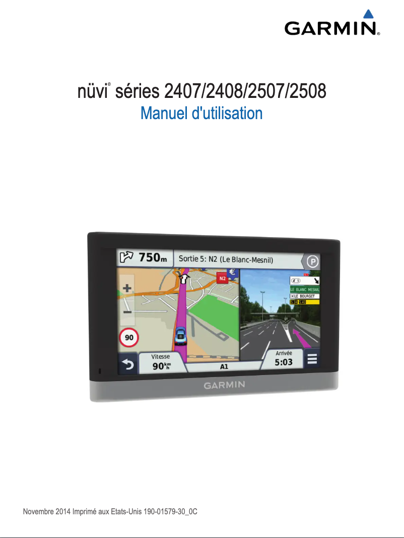 Página 1 del manual Manual de usuario Garmin nüvi 2568