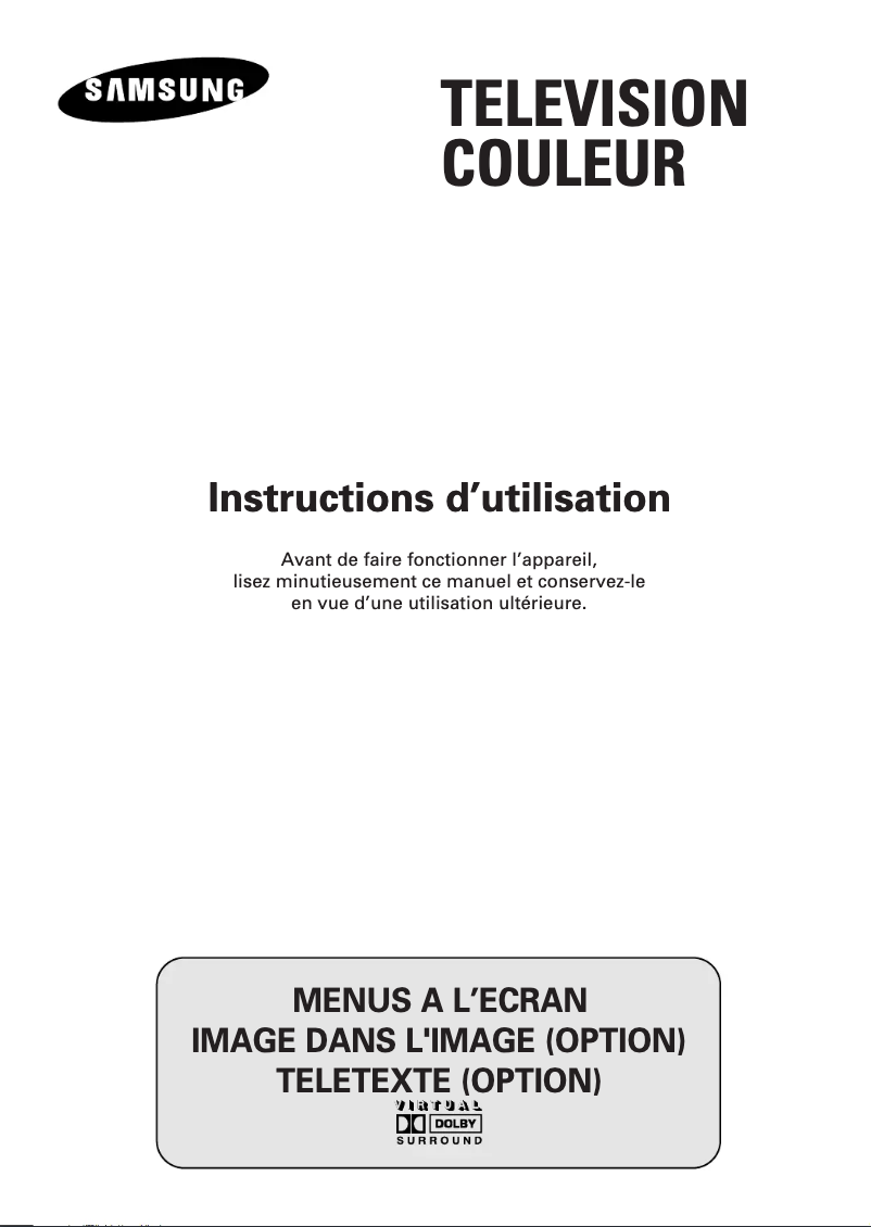 Página 1 del manual Manual de usuario Samsung CS-34A11SP