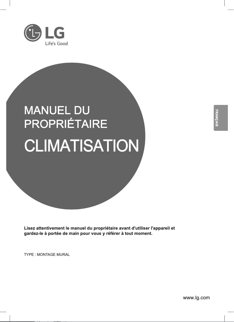 Page 1 de la notice Manuel utilisateur LG P12EN.NSJ