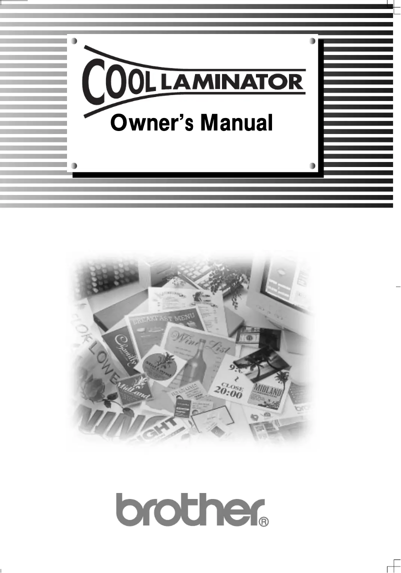 Page 1 de la notice Manuel utilisateur Brother Cool LX-910D