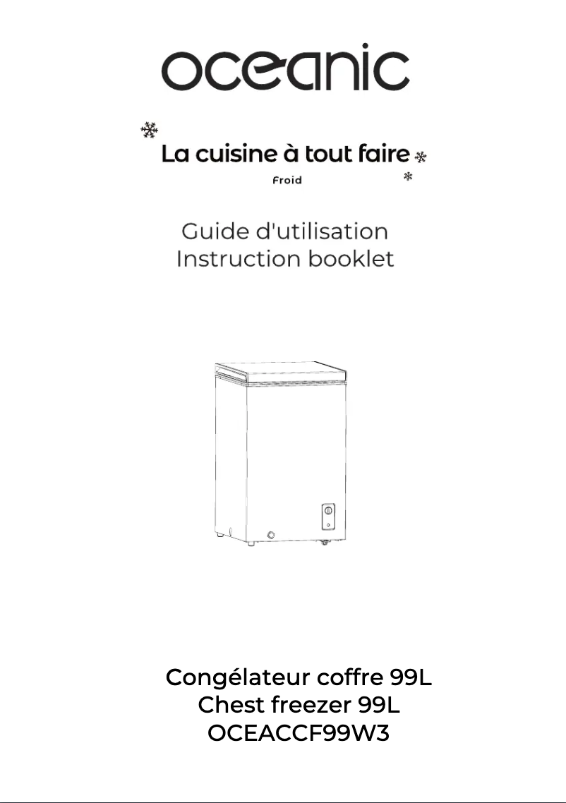 Page 1 de la notice Manuel utilisateur Continental Edison OCEACCF99W3