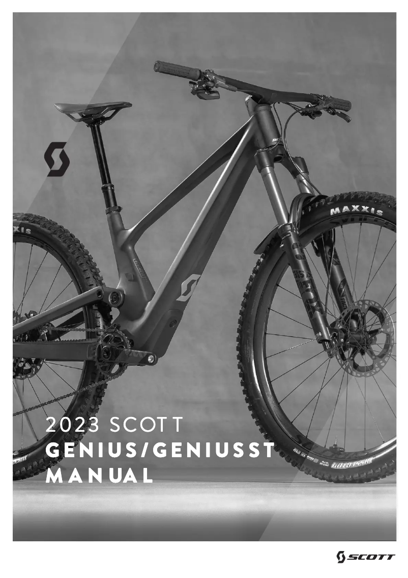 Page 1 de la notice Manuel utilisateur Scott Contessa Genius 920