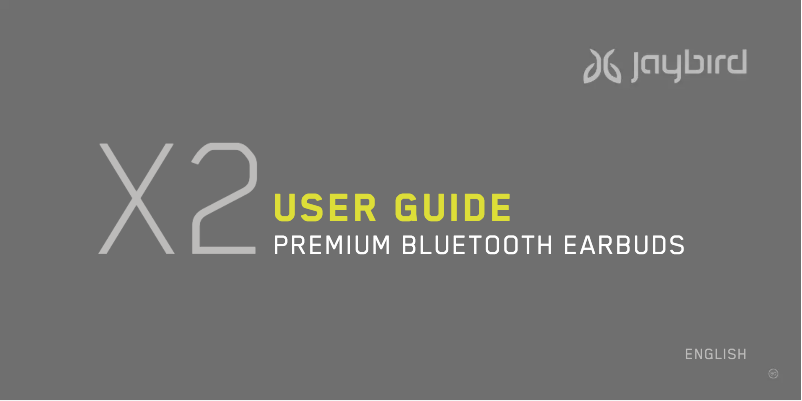 Página 1 del manual Manual de usuario JayBird X2-S