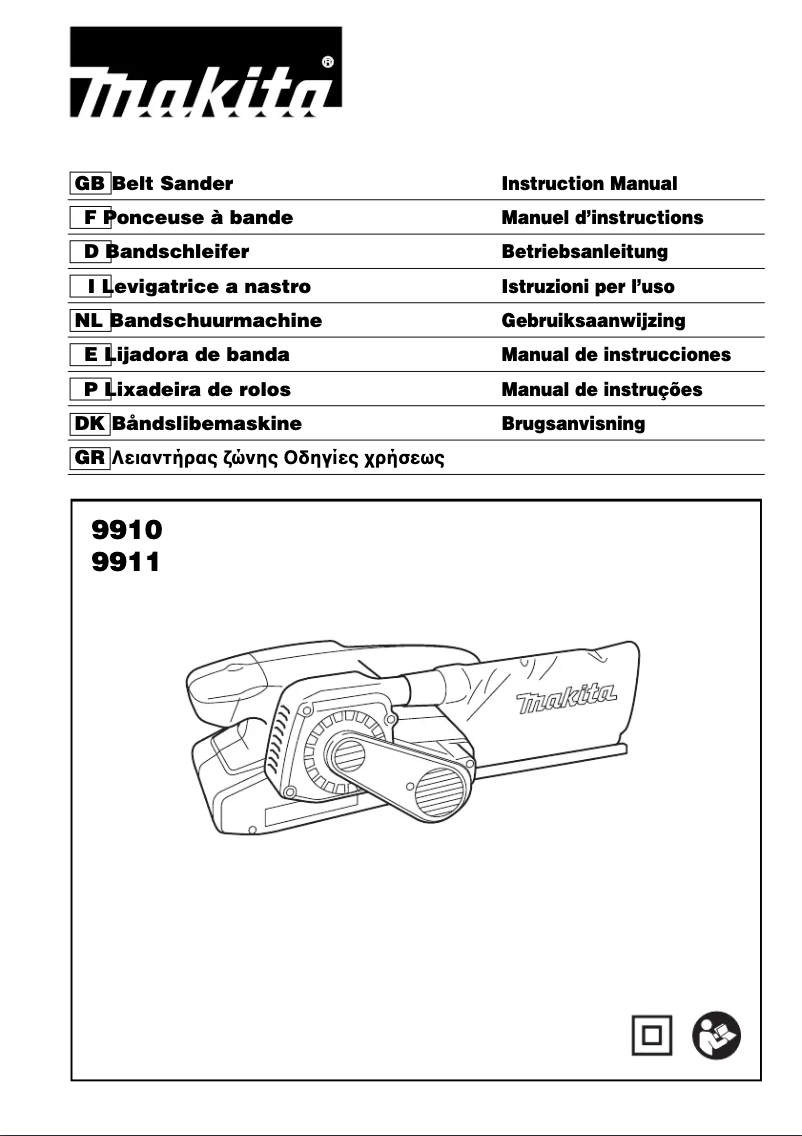 Page 1 de la notice Manuel utilisateur Makita 9911K