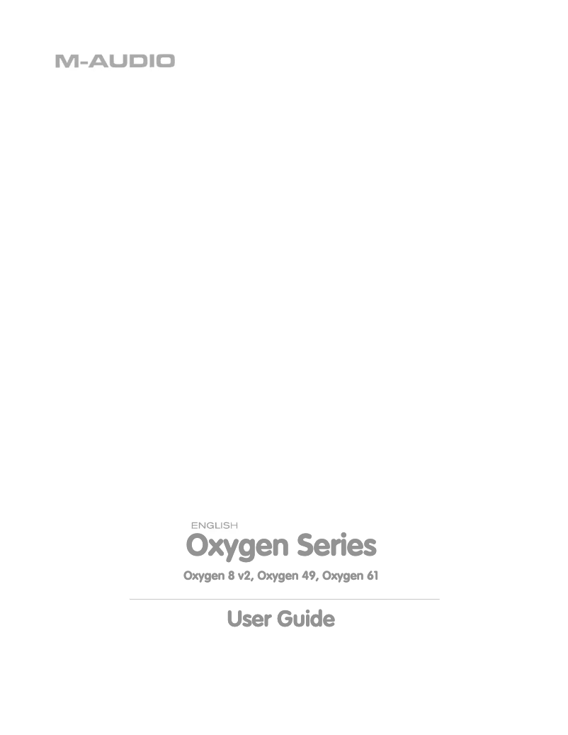 Página 1 del manual Manual de usuario Pinnacle Oxygen 8 v2