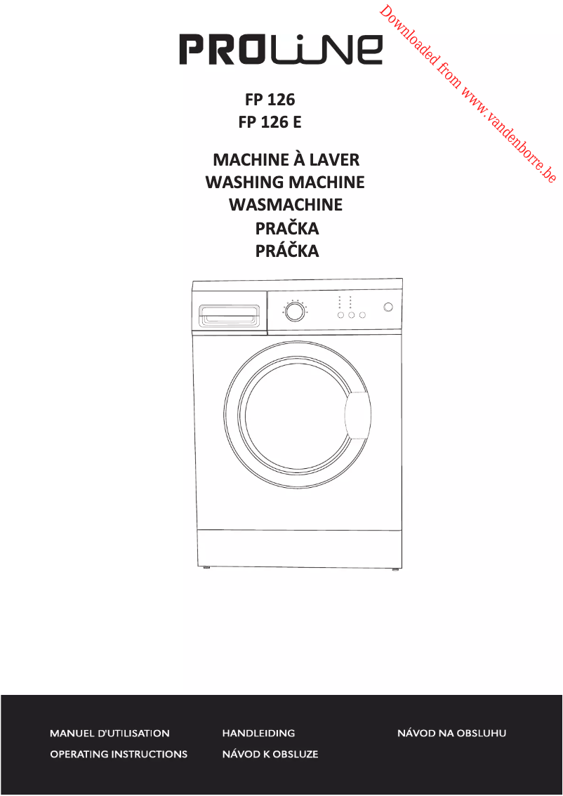Página 1 del manual Manual de usuario Proline FP 126 E